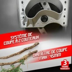 ELEM GARDEN TECHNIC Broyeur De Végétaux électrique 2400W -Promos Broyeur de végétaux Magasin 12378407 4