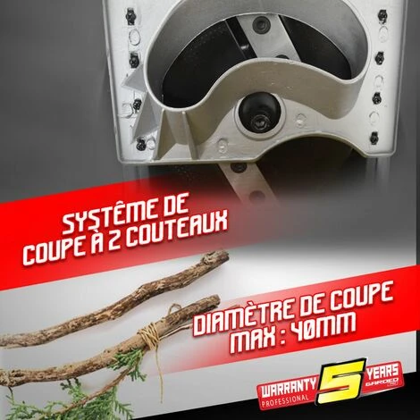 GARDEOPRO Broyeur De Végétaux électrique 2500W - Gardeo 6 GARDEOPRO Broyeur De Végétaux électrique 2500W - Gardeo – Image 4