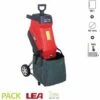 Broyeur De Jardin électrique 2500W Coupe 45mm ECO LEA LE54250-45N - Rouge