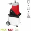 Broyeur De Branches électrique 2500W Coupe 40mm LEA LE54250-40B - Rouge