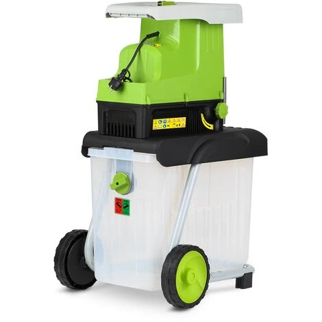 Broyeur électrique, Central Park - 'CPE2840' - 2800W - 220V - Puissant - Silencieux - Facile à Déplacer - Capacité De Collecte 60L - Vert / Gris / Blanc 3 Broyeur électrique, Central Park - 'CPE2840' - 2800W - 220V - Puissant - Silencieux - Facile à Déplacer - Capacité De Collecte 60L - Vert / Gris / Blanc