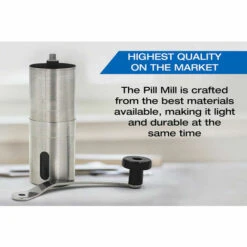 ECHOO Broyeur De Pilules - Broie Plusieurs Comprimés En Une Poudre Fine - Broyeur De Médicaments En Métal -Promos Broyeur de végétaux Magasin 44769807 4
