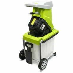 HELLOSHOP26 Broyeur Végétaux électrique 2500 Watts Déchiqueteur Jardin Branche Coupe 40 Mm Mobile