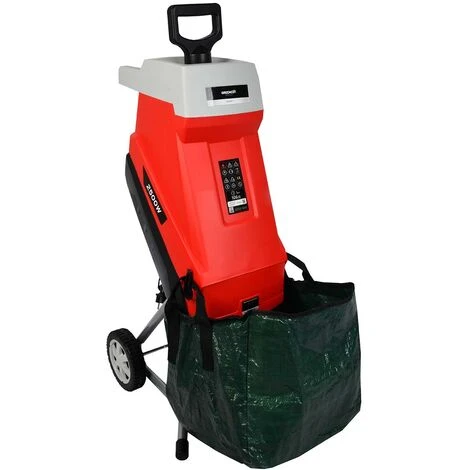Broyeur électrique, Puissance 2500W, Capacité De Coupe 45mm, Grande Trémie, 2 Sacs De Collecte De 45l, Roues Et Poignée Pour Le Transport – Greencut GE250C-2 6 Broyeur électrique, Puissance 2500W, Capacité De Coupe 45mm, Grande Trémie, 2 Sacs De Collecte De 45l, Roues Et Poignée Pour Le Transport – Greencut GE250C-2 – Image 4